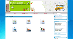 Desktop Screenshot of bibliolandia.it
